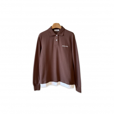 MIU MIU POLO LONG SLEEVES